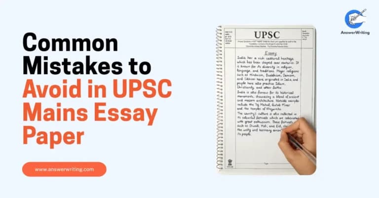 Common Mistakes to Avoid in UPSC Mains Essay Paper By AnswerWriting