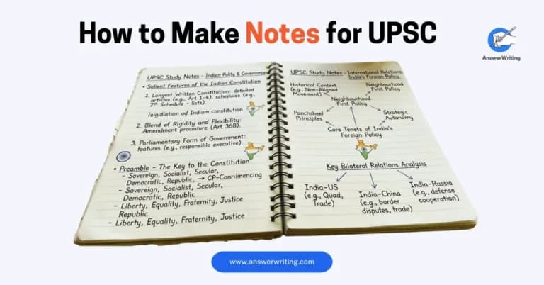 How to Make Notes for UPSC Mains A Strategy That Actually Works by AnswerWriting