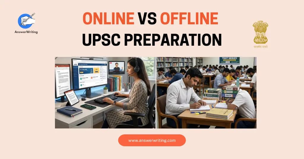 Online vs Offline UPSC Preparation