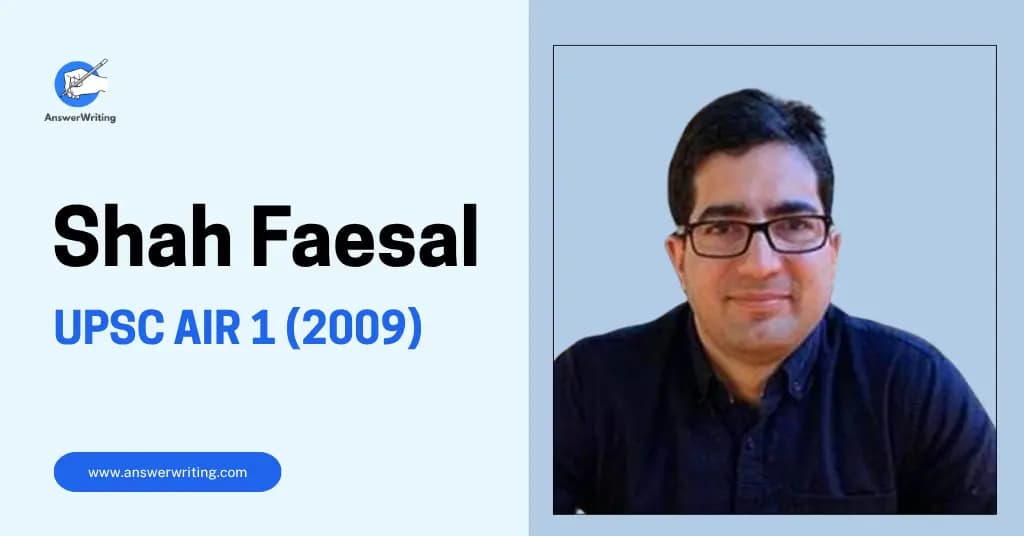 Dr. Shah Faesal: UPSC AIR 1 (2009), Strategy, and the Kashmiri Who Rewrote the Rules
