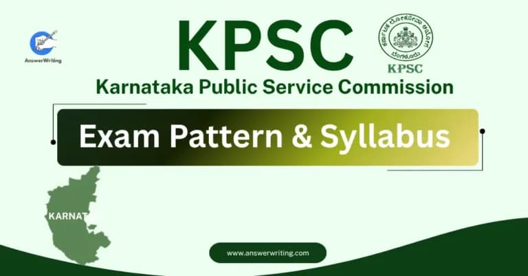 KPSC Exam Pattern & Syllabus (Karnataka) By answerwriting