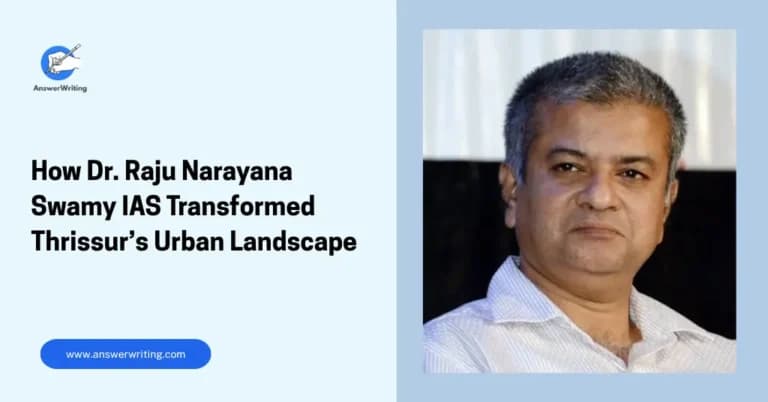 The Blueprint of Breakthrough Governance How Dr. Raju Narayana Swamy IAS Transformed Thrissur’s Urban Landscape